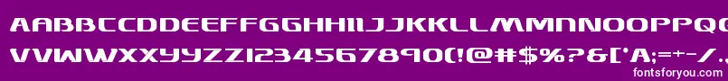 Skymarshalbold Font – White Fonts on Purple Background