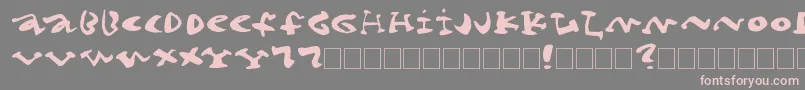 More about Cigar Font Cigar Font – Pink Fonts on Gray Background