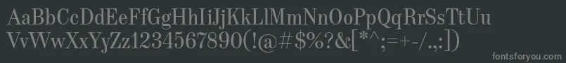 Więcej informacji o czcionce HeneczekRegular Czcionka HeneczekRegular – szare czcionki na czarnym tle