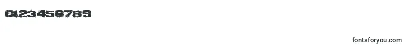 フォントHbmDirteeBoxDonationware – 数字と数値のためのフォント