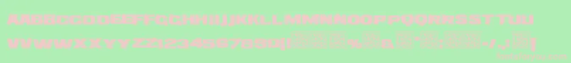 HbmDirteeBoxDonationware Font – Pink Fonts on Green Background