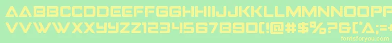 Lisätietoja Strikefighter-fontista Strikefighter-fontti – keltaiset fontit vihreällä taustalla