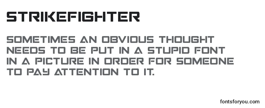 Strikefighter フォントのレビュー