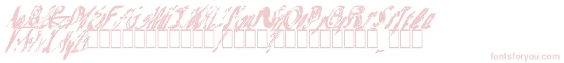 MashNote Font – Pink Fonts on White Background