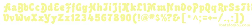 AdvertRegular Font – Yellow Fonts