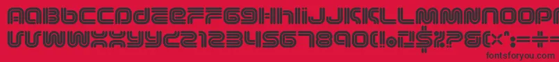 Lisätietoja Vectroid1-fontista Vectroid1-fontti – mustat fontit punaisella taustalla