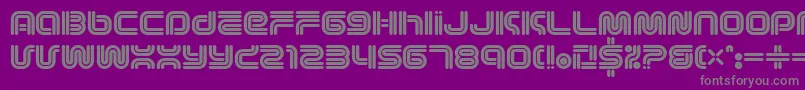 More about Vectroid1 Font Vectroid1 Font – Gray Fonts on Purple Background