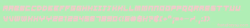 SamsonBoldOblique Font – Pink Fonts on Green Background