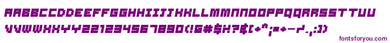 SamsonBoldOblique Font – Purple Fonts on White Background