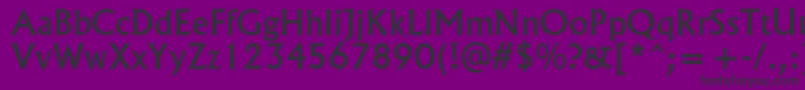 Spsloldkingc Font – Black Fonts on Purple Background