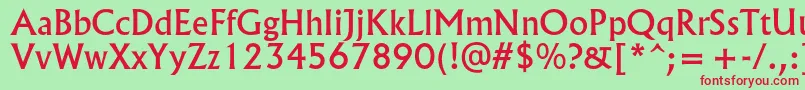 Spsloldkingc Font – Red Fonts on Green Background