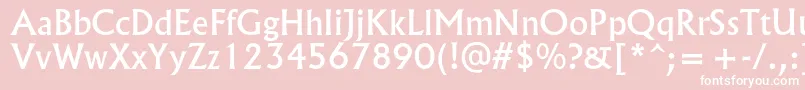 Spsloldkingc Font – White Fonts on Pink Background