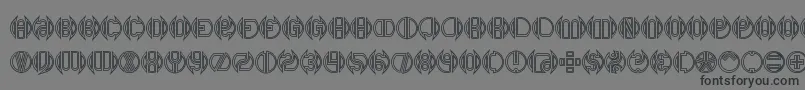 Dblbogey Font – Black Fonts on Gray Background