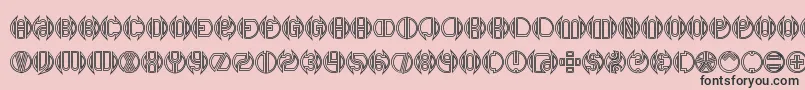 Dblbogey Font – Black Fonts on Pink Background