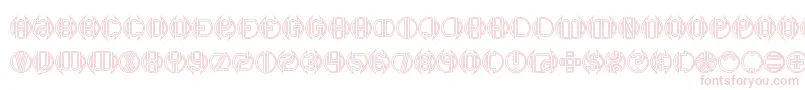 Dblbogey Font – Pink Fonts on White Background