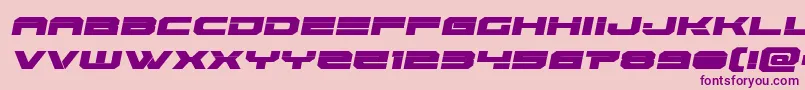 Eridanussemital Font – Purple Fonts on Pink Background