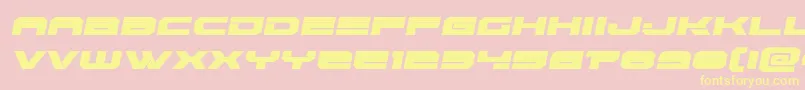 Eridanussemital Font – Yellow Fonts on Pink Background