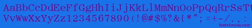 Más sobre la fuente RomanfixedwidthRegular fuente RomanfixedwidthRegular – Fuentes Moradas Sobre Fondo Azul