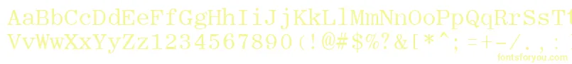 RomanfixedwidthRegular Font – Yellow Fonts