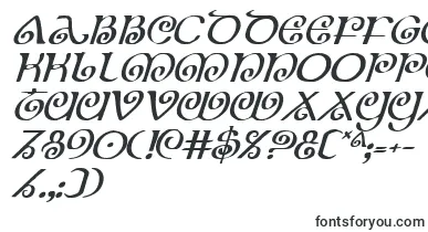 TheShireItalic font – designer Fonts