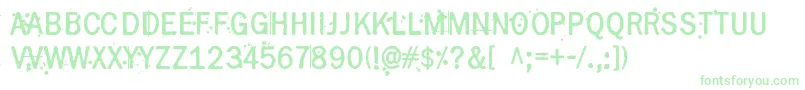 GrasshopperZ Font – Green Fonts on White Background