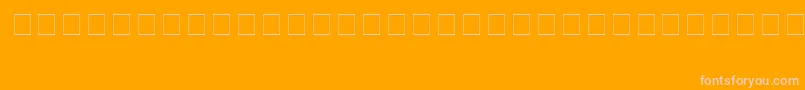 フォントWindsorBold – オレンジの背景にピンクのフォント
