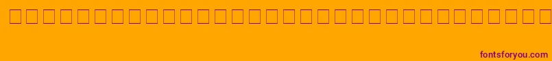 Шрифт WindsorBold – фиолетовые шрифты на оранжевом фоне