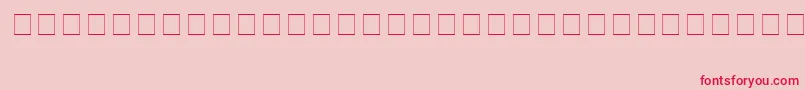 WindsorBold Font – Red Fonts on Pink Background