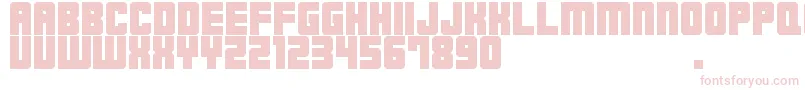 Czcionka M23 – różowe czcionki