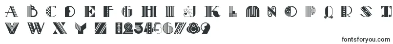 フォントPastiche – 白い背景に黒い文字