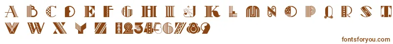 Шрифт Pastiche – коричневые шрифты