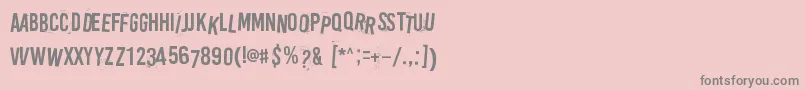 More about Ripoff Font Ripoff Font – Gray Fonts on Pink Background