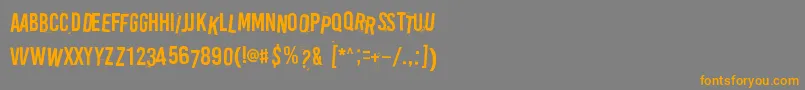 More about Ripoff Font Ripoff Font – Orange Fonts on Gray Background
