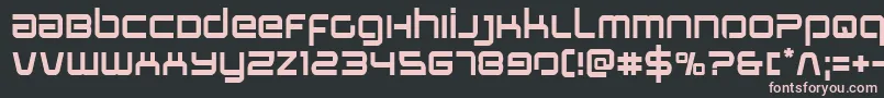 Stareagle Font – Pink Fonts on Black Background