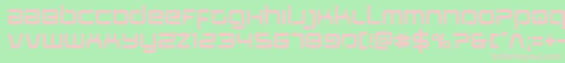 Шрифт Stareagle – розовые шрифты на зелёном фоне