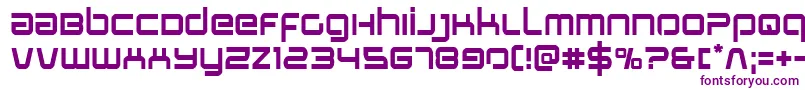 Шрифт Stareagle – фиолетовые шрифты на белом фоне