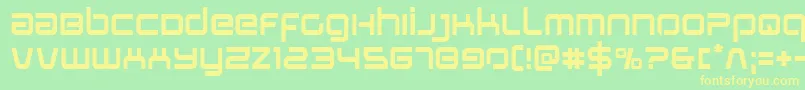 Stareagle Font – Yellow Fonts on Green Background