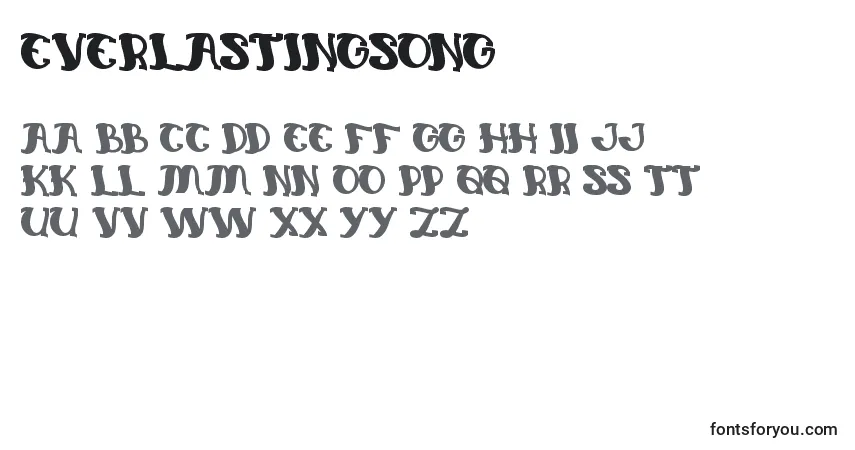Шрифт EverlastingSong – алфавит, цифры, специальные символы