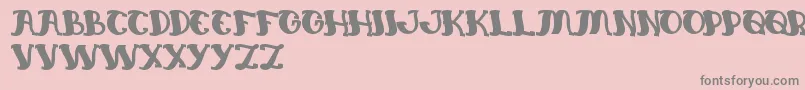EverlastingSong Font – Gray Fonts on Pink Background