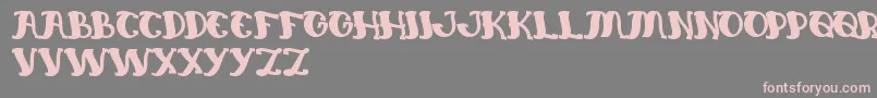 EverlastingSong Font – Pink Fonts on Gray Background