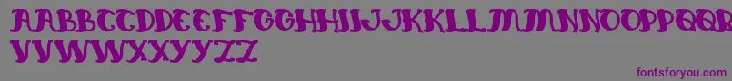 EverlastingSong-fontti – violetit fontit harmaalla taustalla