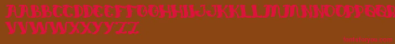 EverlastingSong Font – Red Fonts on Brown Background