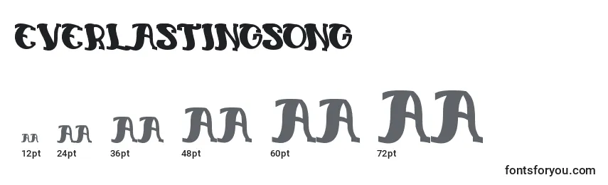 Размеры шрифта EverlastingSong