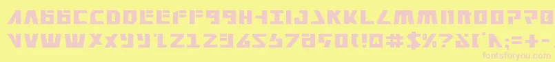 Falconv2 Font – Pink Fonts on Yellow Background