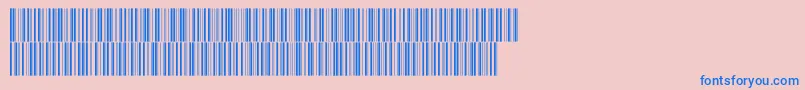 Intp36dmtt Font – Blue Fonts on Pink Background