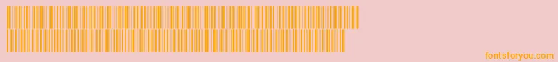 Intp36dmtt-Schriftart – Orangefarbene Schriften auf rosa Hintergrund