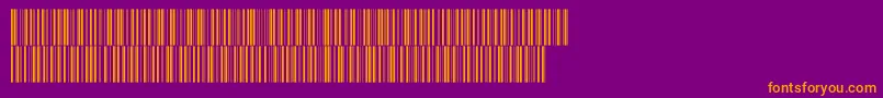 Шрифт Intp36dmtt – оранжевые шрифты на фиолетовом фоне