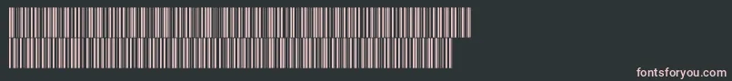 フォントIntp36dmtt – 黒い背景にピンクのフォント