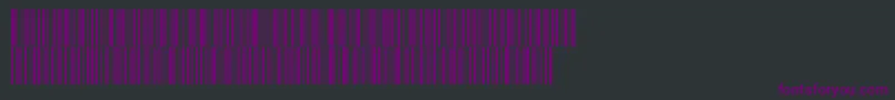 Intp36dmtt-fontti – violetit fontit mustalla taustalla