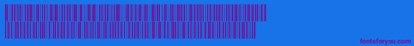 Шрифт Intp36dmtt – фиолетовые шрифты на синем фоне